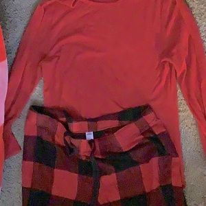 These are some pajamas Christmas ones